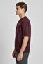 x Project Rock Men Loose Fit Short Sleeve Outdoor Sweatshirt, Maroon - 2
