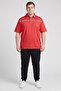 Men Sportswear Fit Short Sleeve Golf Polo Shirt, Red - 2