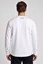 Men Sportswear Fit Long Sleeve Outdoor Sweatshirt, White - 4