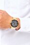Men 25200116 Stainless Steel Analog Watch 44 mm, Gold - 2
