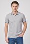 Men Regular Fit Short Sleeve Heather Polo Shirt, Grey