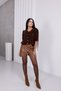 Heart Buttoned Short Sleeve Embroidered Cardigan - 7