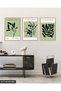 Bohemian Style Plants 3 Piece Wooden Framed Painting Act - 4