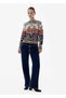 Patterned Crew Neck Knitwear - 2