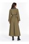 Contrast Detailed Trench Coat - 6