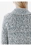 Neps Knitted Shiny Button Blue Knitwear Jacket - 4