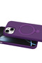 Spt-Gld Newface iPhone 15 Plus Regal Magsafe Stand Cover - (94145) Deep Purple - 2