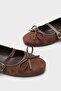 Chandal Suede Look Mary Jane Ballet Flats - 3