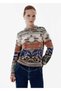 Patterned Crew Neck Knitwear