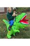 (eb330)Dinosaur Costumes for Inflatable Funny Halloween Costumes for Men/Women Blow Up T rex costume Cosplay Dinosaur Rider Costume Suitable for Height 120-140 cm - 3