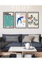 Yayoi Kusama & Matisse & Picasso 3 Piece Wooden Framed Painting Act - 3