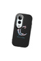 Vivo V50 Lite 4G/5G Compatible Shock-Absorbent Camera Protected Black Silicone Case Moon and Star Pattern - 3