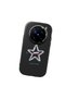 Vivo X200 Pro Compatible Shock-Absorbing Camera Protected Black Silicone Case Star Pattern - 3