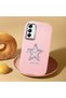 Pink Silicone Case Compatible with Samsung Galaxy A14 4G/5G Shock Absorbing Camera Protection Star Pattern - 2