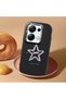 Poco M6 Pro 4g Compatible Shock-Absorbing Camera Protected Black Silicone Case Star Pattern - 2