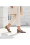 Vizyon Stretch Round Toe Thick Heel 2.7cm Length Daily Comfortable Shoes - 4