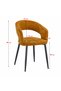 Elegant Chair in Dark Yellow - 3