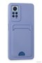 Spt-Gld Newface Redmi Note 12 Pro 4g Case Kelvin Silicone with Business Card Holder (95615) - Lilac