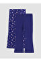 Navy Blue Girls' Spanish Leggings 2-Pack