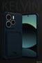 Spt-Gld Newface Redmi Note 14 4g Kelvin Silicone with Business Card Holder - (95624) Green - 2