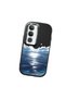 Vivo Y19S 4G/Y19S Pro Compatible Shock Absorbing Camera Protected Black Silicone Case the Moon Rising from the Sea - 3