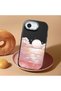 iPhone 16E Compatible Shock-Absorbing Black Silicone Case with Camera Protection Sea Sunrise - 2