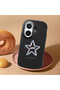 Vivo X200 Fe Compatible Shock-Absorbing Camera Protected Black Silicone Case Star Pattern - 2
