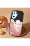 Poco F7 Compatible Shock-Absorbent Camera Protected Black Silicone Case Sunrise at Sea - 2