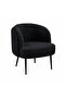 Luxury Black Boucle Chair