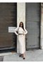Women's Belt Detailed Long Knitwear Dress - 4
