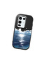 Infinix Note 50/Note 50 Pro Compatible Shock-Absorbing Camera Protected Black Silicone Case the Moon Rising from the Sea - 3