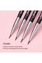 Fine Eyeliner Brush, precise tip, high-quality synthetic fibers, suitable for drawing eye lines, Model S 140 - 2