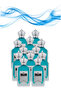 12 قطعة عطر أزرق 100 مل