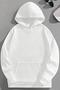 Unisex 3 Thread Cotton White Bostonballers Print Loose Fit Sweatshirt Hoodie - 2