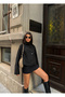 Women's Stand Collar Buttoned Short Jacket - 2