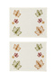 Hazel |   Leaf Patterned 2-Piece American Service Set, 35 X 45 cm - 5