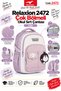 Multi-Compartment School Backpack with Supported Back Design 2472 - with Tablet Compartment and Wallet
