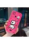 Redmi 10C Compatible Pink Red Silicone Dotted Dog Pattern Case Shockproof Camera Protection - 3