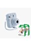 Instax Mini 13 Camera Portable Photo Camera Frost Blue with 20 Pack Film