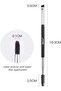 Duo Eyebrow Brush Professional Angled Eye Brow Brush and Spoolie Brush - 8