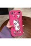 Tecno Spark Slim Compatible Pink Red Silicone Strawberry Kitty Pattern Case Shockproof Camera Protection