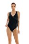 Women's Black Double-Breasted Swimsuit M.2731-26 - 2
