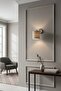 Novella Beige Fabric Textured Single Antique Retro Sconce - 5