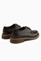 Minea Brown Lace-Up Women's Loafer Casual Shoes - 6