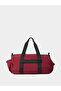 Red Gym Bag with Braided Handle - 4