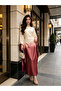 Color Block Kaftan With Fringe Detail - 5