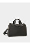 Black Grid Pattern Gym Bag