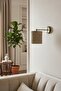 Ratta Wicker Textured Rustic Modern Beige Sconce - 5