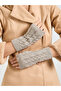 Grey Cable Knit Leg Warmers