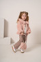 Baby Girl & Child 4-Piece Set with Plush Jacket, Pants and Bag